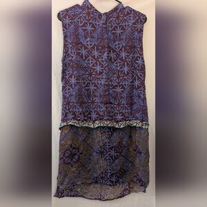 Veronica Beard  Purple Silk Dress Sz.2